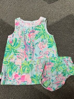 NWOT Lilly Pulitzer Animal Print Dress 18-24 months